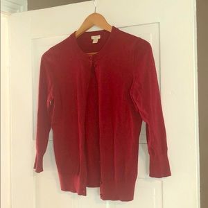 Dark red Claire cardigan